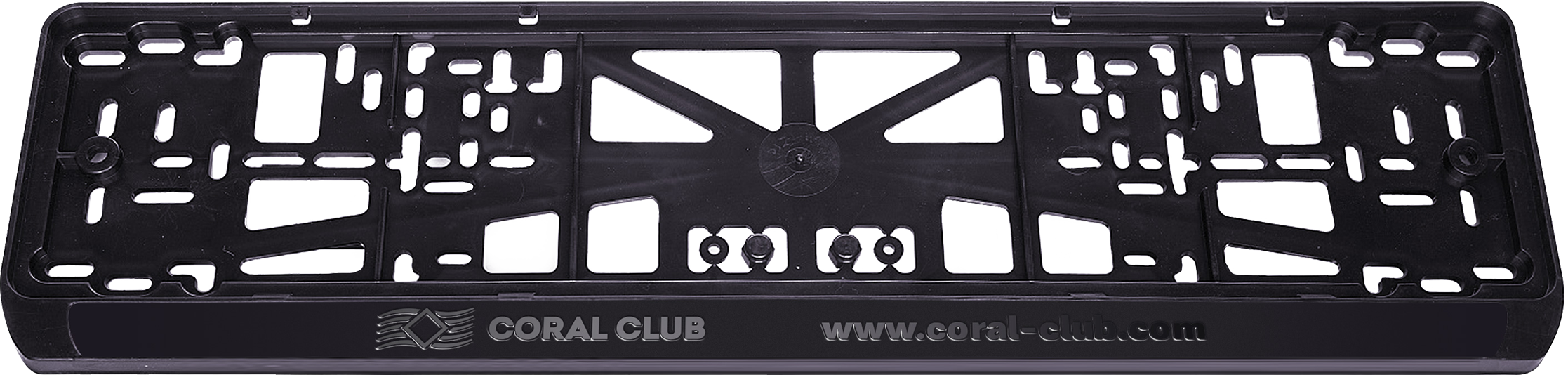 Set of frames for car numbers Coral Club